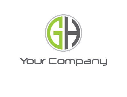 Letters G and H are in Circle logo.