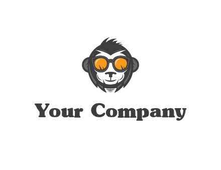 monkey wearing sunglasses